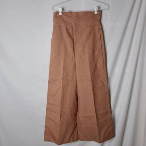 Scanlan Theodore Striped Wide‎ Leg High Waisted Pants Size 4